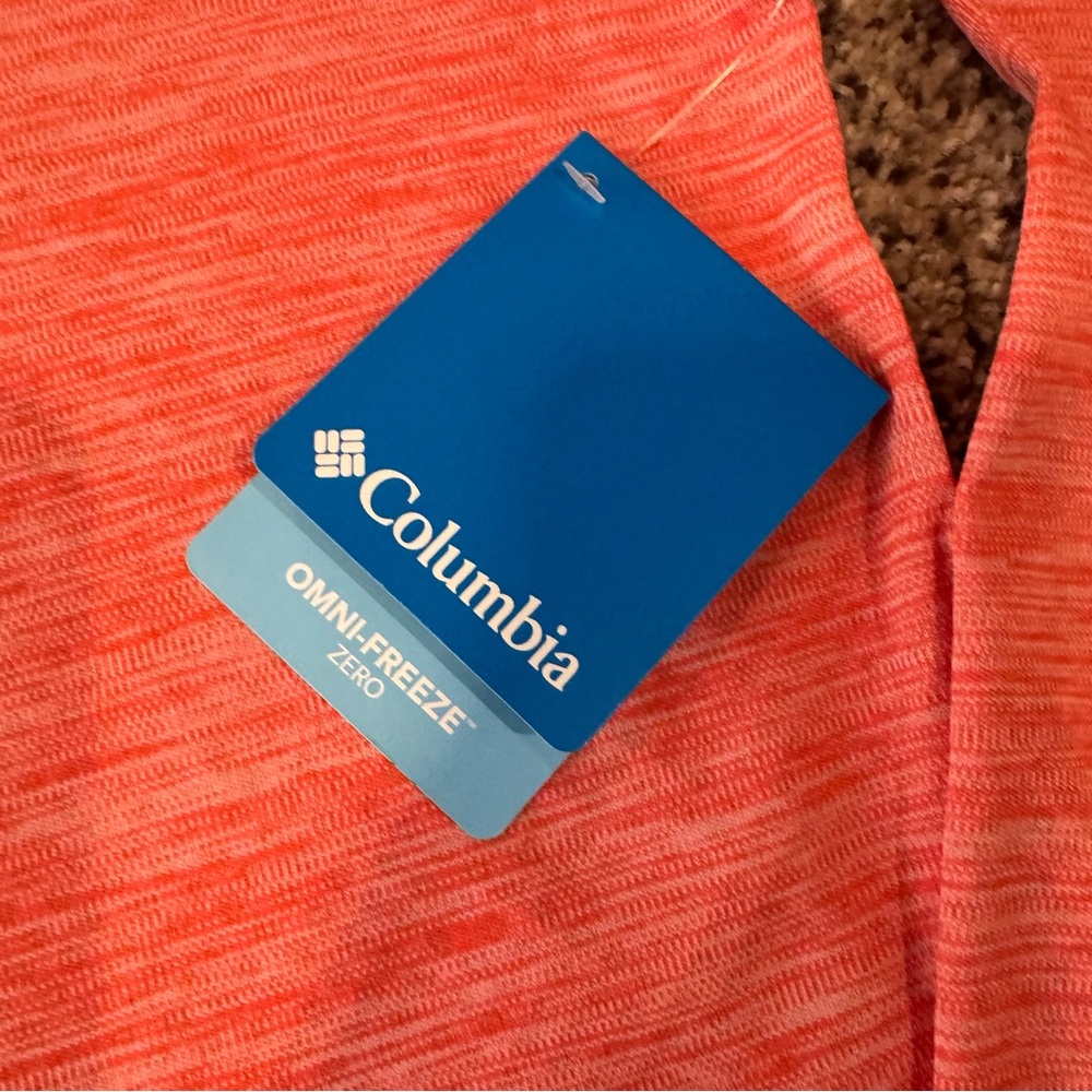 NWT Columbia River Chill II Long Sleeve Shirt in Women’s Medium Coral - Picture 5 of 11